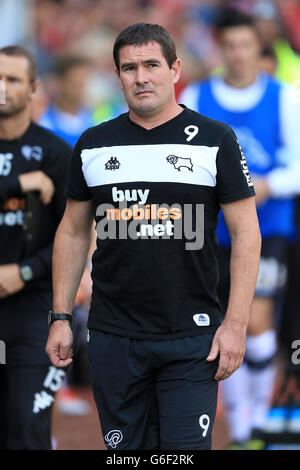 Soccer - Sky Bet Championship - Nottingham Forest v Derby County - City Ground. Nigel Clough, Derby County manager Stock Photo