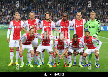 A+Ajax Amsterdam New Soccer Jersey DE JONG SIGTHORSSON SCHONE