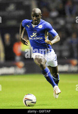 Soccer - Capital One Cup - Third Round - Leicester City v Derby County - King Power Stadium. Zoumana Bakayogo, Leicester City Stock Photo
