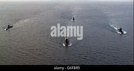 HMS Splendid returns home Stock Photo