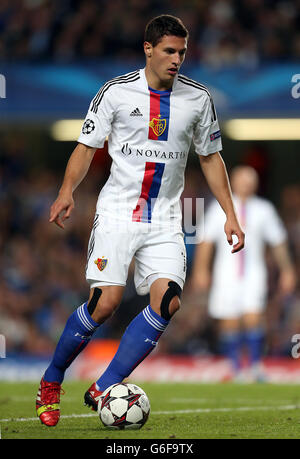 Soccer - UEFA Champions League - Group E - Chelsea v FC Basel - Stamford Bridge. Fabian Schar, FC Basel. Stock Photo