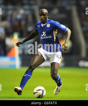Soccer - Capital One Cup - Third Round - Leicester City v Derby County - King Power Stadium. Leicester City's Zoumana Bakayogo. Stock Photo