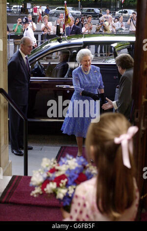 Queen attends BBC Proms at Royal Albert Hall Stock Photo