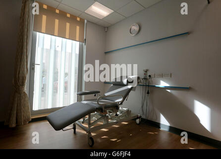 A general view of a clinical room in The Anne Rowling Regenerative Neurology Clinic at Edinburgh University after it was officially opened by the Princess Royal, in her capacity as Chancellor of the university. Stock Photo