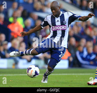 Soccer - Barclays Premier League - West Bromwich Albion v Arsenal - The Hawthorns. Youssuf Mulumbu, West Bromwich Albion. Stock Photo