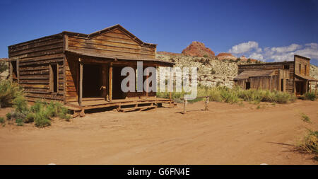 The Old Paria Movie Set near Kanab, Utah, USA. Stock Photo