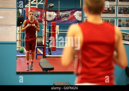 Boxing - Team GB Media Day - English Institute of Sport Stock Photo