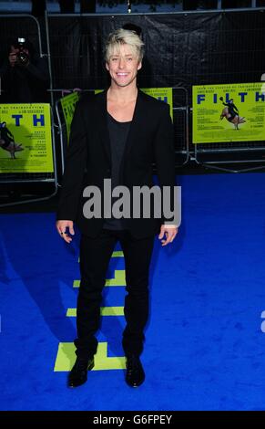 Mitch Hewer arrives at the premiere of Filth at the Odeon West End in London. Stock Photo