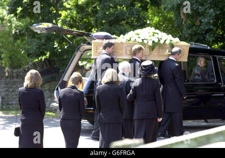 Dr David Kelly funeral Stock Photo