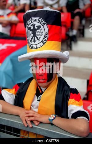 Soccer Euro 96 .... Germany v Czechoslovakia, Old Trafford Stock Photo