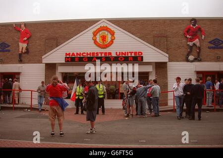 Soccer Euro 96 .... Germany v Czechoslovakia, Old Trafford Stock Photo