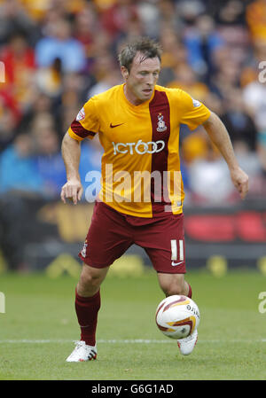 Soccer - Sky Bet League One - Bradford City v Brentford - Coral Windows Stadium. Garry Thompson, Bradford City Stock Photo