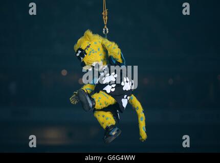 November 27, 2022: Jaxson De Ville, Jacksonville Jaguars mascot during a  game between the Baltimore Ravens and the Jacksonville Jaguars in  Jacksonville, FL. Romeo T Guzman/CSM/Sipa USA.(Credit Image: © Romeo  Guzman/Cal Sport