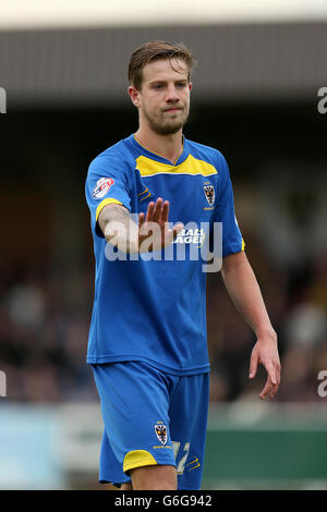 Soccer - Sky Bet League Two - AFC Wimbledon v Accrington Stanley - Kingsmeadow. Harry Pell, AFC Wimbledon Stock Photo