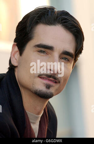 Former Backstreet Boy Kevin Richardson during his appearance on MTV's TRL UK at MTV Studio's in Camden, north London. Stock Photo