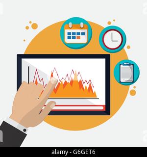 colorful webinar icon over white background , vector illustration Stock Vector