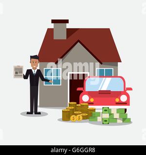 Profit icon design , vector illustration Stock Vector