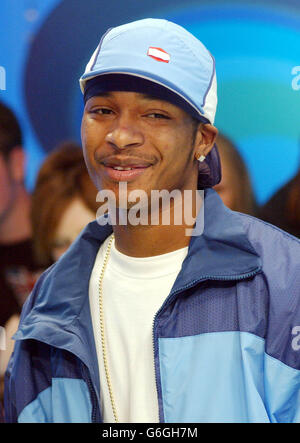 Rapper Chingy during his apperance on MTV's TRL UK at the MTV Studios, Camden north London. Stock Photo