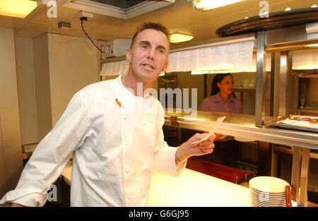 Chef Gary Rhodes at the launch of his restaurant Rhodes Twenty Four ...