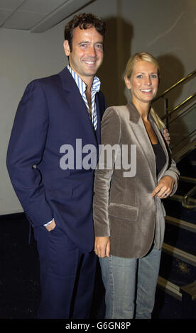 Ulrika Jonsson and her new husband Lance Gerrard Wright arrive for the world charity premiere of the new film Blackball at the Odeon West End in London's Leicester Square. Stock Photo