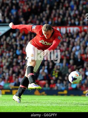 Soccer - Barclays Premier League - Manchester United v Southampton - Old Trafford. Manchester United's Wayne Rooney in action Stock Photo