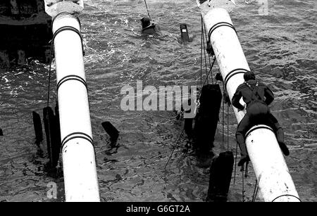 Lifting of the Mary Rose Stock Photo