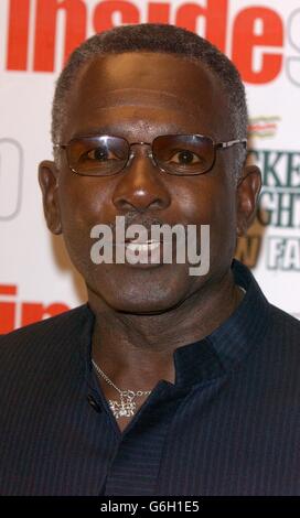 Inside Soap Awards 2003. Eastenders actor Rudolph Walker arrives for the Inside Soap Awards 2003 at La Rascasse in central London. Stock Photo