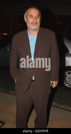 BBC director Alan Yentob arrives at the private viewing of Sir Elton John's personal collection, at Sotheby's, central London. The collection is to be auctioned on 30 September 2003. Stock Photo