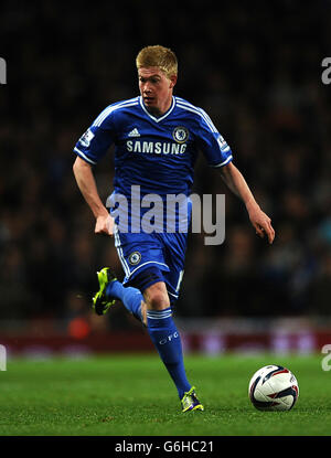 Soccer - Capital One Cup - Fourth Round - Arsenal v Chelsea - Emirates Stadium. Kevin De Bruyne, Chelsea Stock Photo