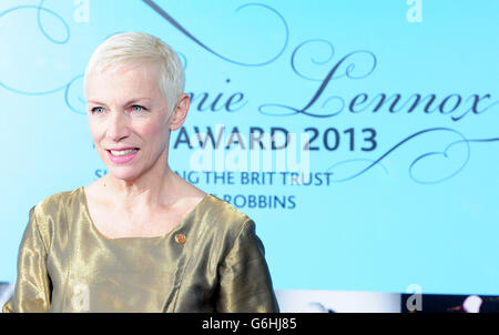 Annie Lennox arriving at the Music Industry Trust Awards at the Grosvenor House Hotel in London. Stock Photo