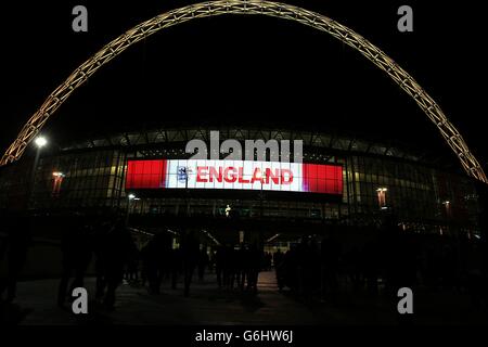 Soccer - International Friendly - England v Chile - Wembley Stadium. General view of Wembley Stadium before the game Stock Photo