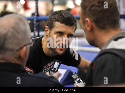 Boxing - Carl Froch v George Groves - Carl Froch Public Work-out - intu Broadmarsh Stock Photo