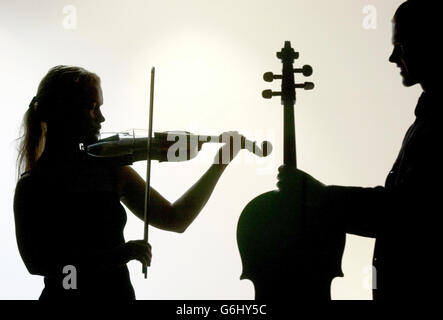 Mari Samuelson plays a 1716 violin made by Antonio Stradavari at ...