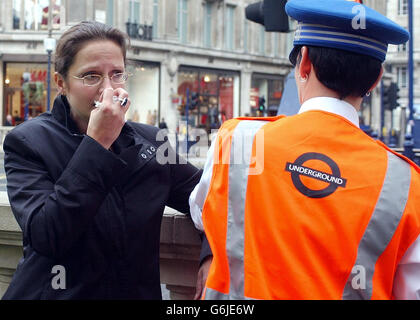 RAIL Tube Breakdown Stock Photo