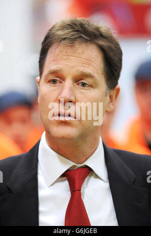 Nick Clegg in Birmingham Stock Photo - Alamy