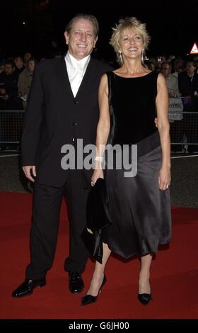The Bill members Mark Wingett and Trudie Goodwin arrive for the annual National Television Awards at the Royal Albert Hall in central London. Stock Photo