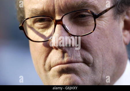 Deputy Chairman Michael Ancram outside the Conservative Party offices in London where he became the latest Tory heavyweight to step aside in favour of Michael Howard in the party leadership contest. Mr Ancram confirmed that as long as Mr Howard remained the sole candidate he would not put his own name forward for election. Stock Photo