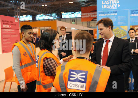 Nick Clegg in Birmingham Stock Photo - Alamy