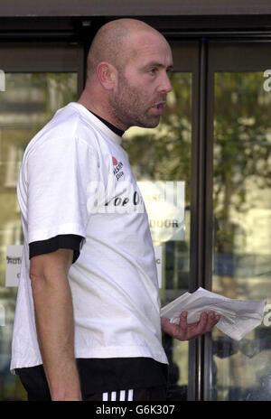 David Chick leaves Thames Magistrates Court Stock Photo