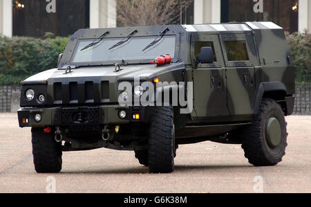 The launch of Britain's defence forces at Wellington Barracks which ...