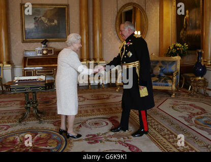 Lord Guthrie receives Field Marshal's Baton Stock Photo