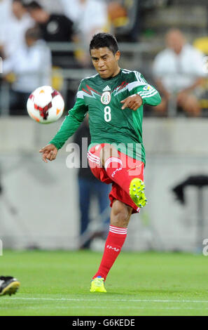 Soccer - FIFA World Cup Qualifying - Play off - Second Leg - New Zealand v Mexico - Westpac Stadium. Mexico's Juan Carlos Medina Stock Photo