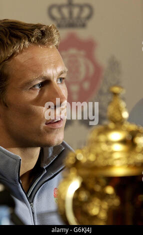 Jonny Wilkinson Rugby World Cup Trophy Stock Photo
