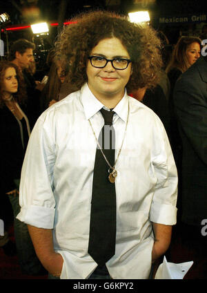 Jack Osbourne, son of Ozzy Osbourne arrives for the premiere of his film, 'The Lord of the Rings: The Return of the King' at the Mann's Village Theatre in Los Angeles. Stock Photo