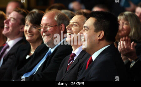 Tony Blair school visit Stock Photo