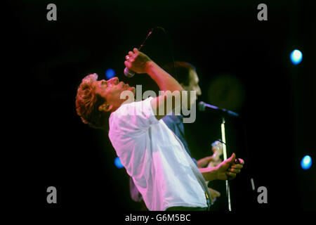 Live Aid Concert - The Who - Wembley Stadium Stock Photo