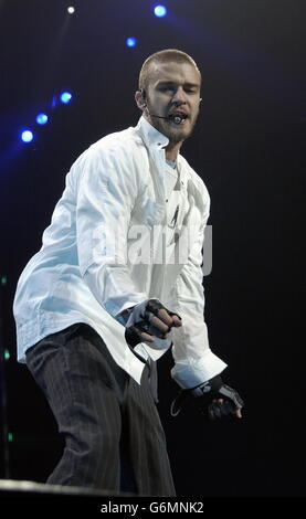 Justin Timberlake Earl's Court Stock Photo