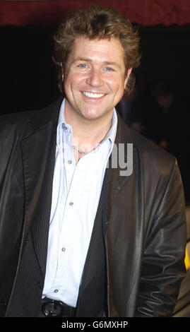 Michael Ball arrives for the TV recording of We Are The Champions - A Nation celebrates at the London Television Centre in London. The one-off show for ITV celebrates the success of the Rugby World Cup-winning team. Stock Photo