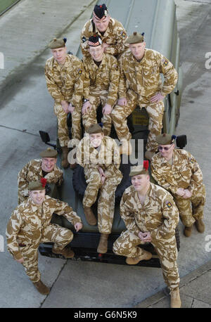 Territorial Army troops Stock Photo