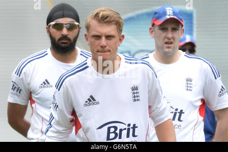 Cricket - The Ashes 2013-14 - Fifth Test - Australia v England - England Press Conference and Nets Session - Day Two - Sydney... Stock Photo